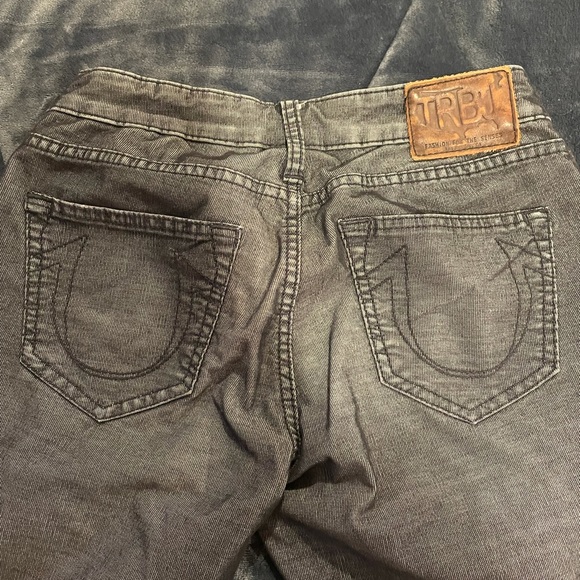 True Religion Navy Blue Corduroy Jeans - Picture 3 of 3